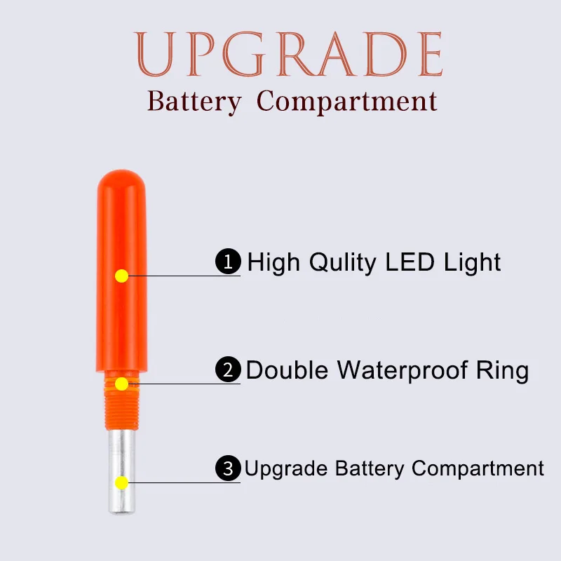 Абсолютно Электронный Рок-Рыбалка поплавки светодиодный светильник светящийся нано-рыбалка буй ночной морской океан рыболовные снасти инструменты шестеренки