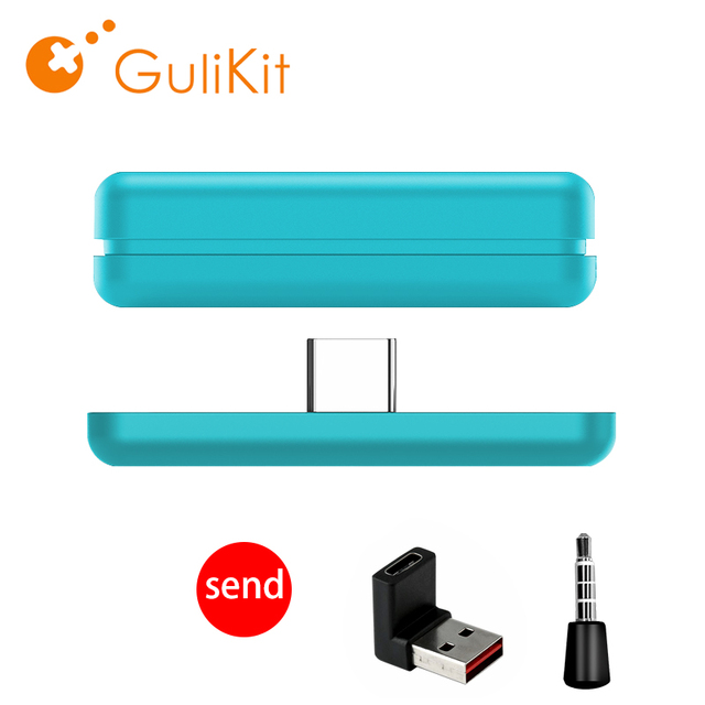 NS07 Route Air Wireless Bluetooth Audio Receiver transmitter Adapter USB-C with Microphone For Nintendo Switch PS4 PS5