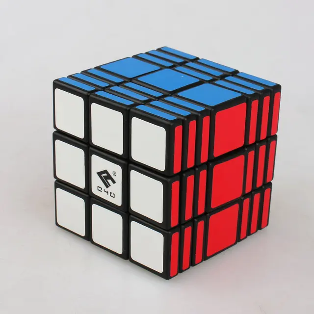 Minghaozhi 337  Cube Black C4U 3X3X7 Full-featured Three-Seven  Cube with White Background 2