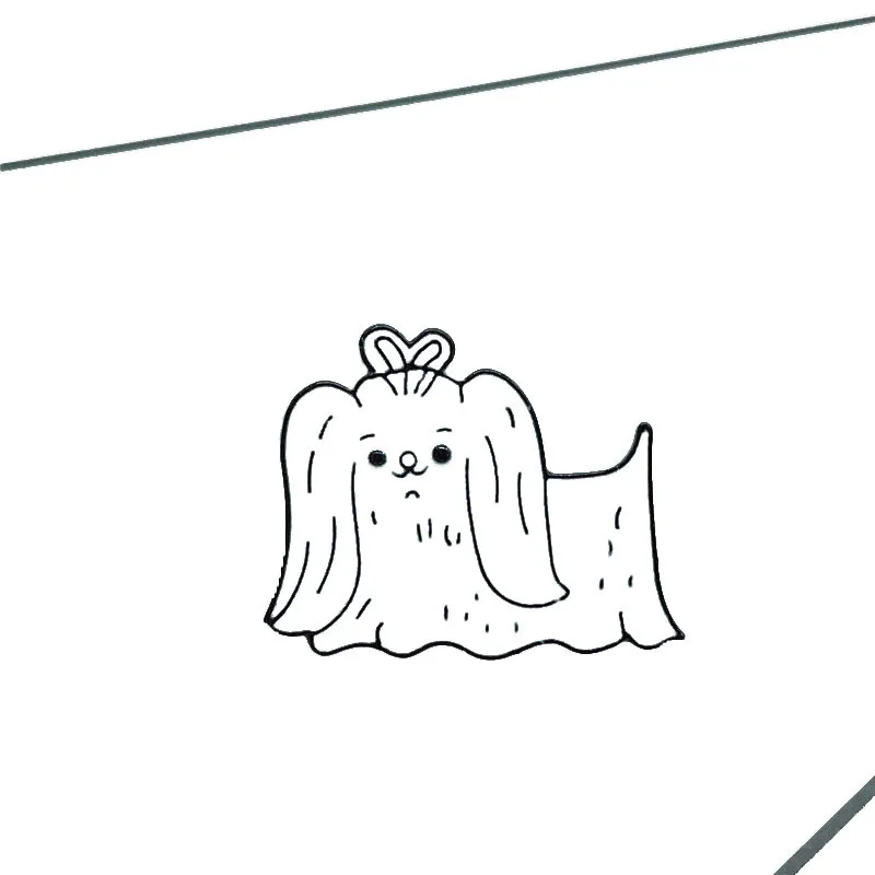 Панк черная белая серия эмалированная брошь мультяшная кошка собака этикетка шпильки Скелет сердце Кнопка значок модный рюкзак ювелирные изделия для влюбленных