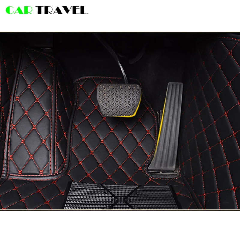 Кожаный автомобильный напольный коврик на заказ для Landrover Evoque RANGE ROVER Velar Discovery 3/4/5