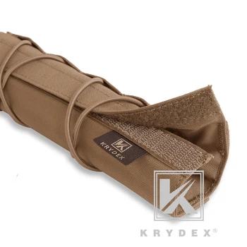 

22CM KRYDEX Muffler Protective Case Tactical Shooting Suppressor Nylon Silencer Protector Cover For Surefire FA762K Accessory