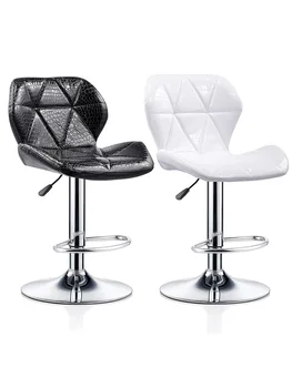 

Bar Chair, Backrest Lifting, Modern Simple Bar Chair, High Stool, Bar Stool, Household Beauty Stool, Swivel Chair