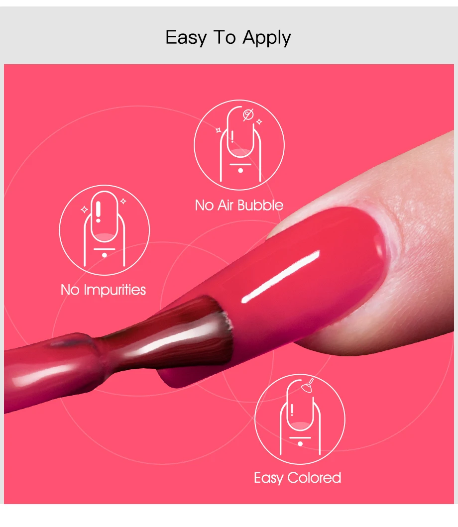 ROSALIND Nail Gel Polish Neon Luminous Hybrid Varnish Manicure Semi Permanent UV Gel Nail Art Base Top Coat Gel Nail Polish New