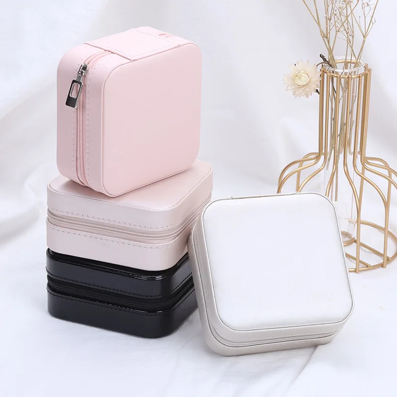 Women Jewelry Organizer Portable Travel Box for Collecting Lipstick Necklaces Earrings & Bracelets Display Accessories 1