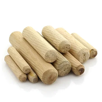 M6/M8/M10/M12*L mm Wooden Dowel Cabinet Drawer Round Fluted Wood Craft Dowel Pins Rods Set Furniture Fitting wooden dowel pin