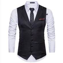 Сезон весна-осень; стиль комплекты одежды для маленьких девочек из корейско-Стиль Однобортный раскладная кровать с отложным воротником Для мужчин Бизнес костюм для досуга жилет