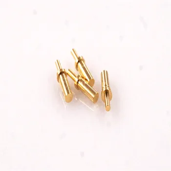 

100pcs Height 4.5 mm Tail 2.5 mm Female PCB Pin Target Contact Through Hole for Spring Loaded Pogo Pin Pad Flat Surface