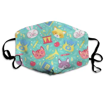 

Cute Cartoon Animals 1 Fashion Washable Anti Dust Windproof Polyester Face Mask
