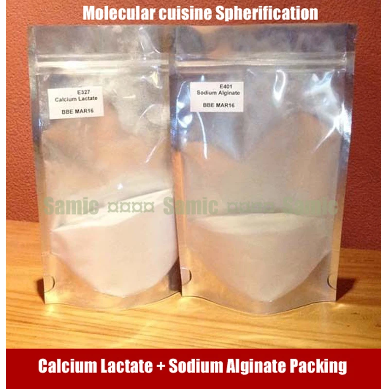 Calcium Lactate 100g + Sodium Alginate - Molecular cuisine Spherification | Дом и сад