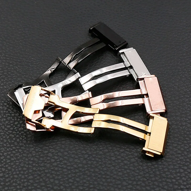 Stainless steel strap buckle watch accessories for HUBLOT sports waterproof watch with wrist strap steel buckle 18mm20mm22mm24mm