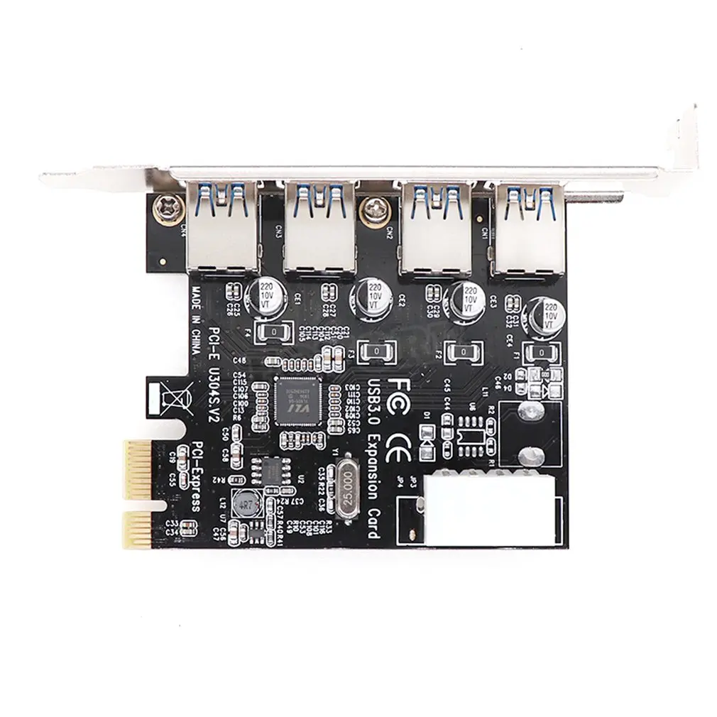 Профессиональный Надежный Быстрый USB 3,0 PCI-E PCIE 4 порта Экспресс-Плата расширения адаптер ED плата модуля для Windows