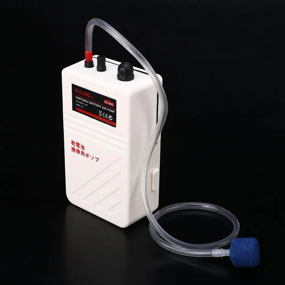 Рыбалка воздушный аэратор насоса тихий DC800 аквариум живые свежие для кислородом