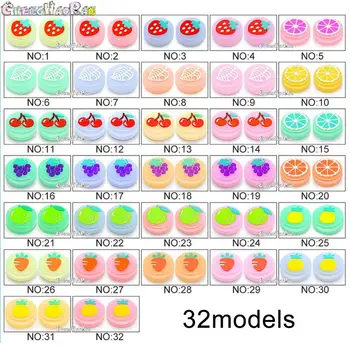 

32models Luminous Fruit jelly For Nintend Thumb Stick Grip Cap Joystick Cover For Switch Lite Joycon Controller Thumbstick Case