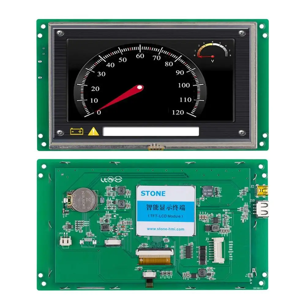 

Digital Touch Panel 5.6" LCD Display with UART Port Supporting Any Microcontroller/ MCU