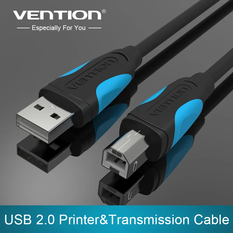 USB кабель Vention стандарта Type B (папа) папа 2 0 для Canon Epson HP ZJiang принтер этикеток ЦАП