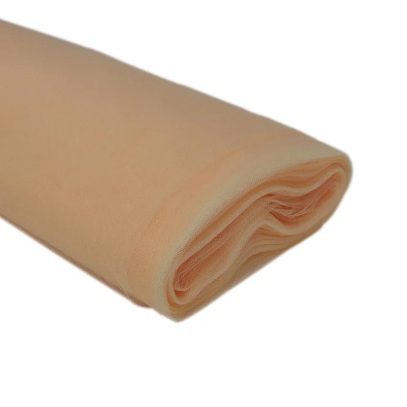 peach 5" x120 футов(40 ярдов) ткань для юбки-пачки тюль болт Pew Лук ремесло для DIY банкет свадебное украшение день Рождения Вечеринка Дети ребенок душ - Цвет: peach