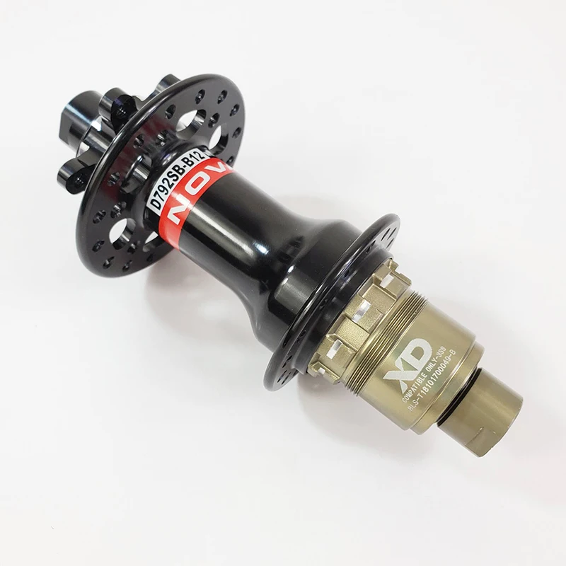 Novatec MTB j-hook boost 6 Болт диск задний концентратор D792SB-B12 28H 32H черный 148 мм x 12 мм xc am trail bike