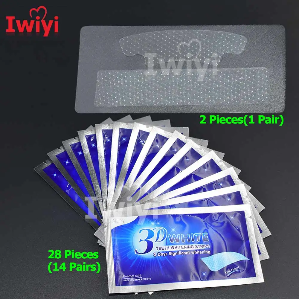 3D отбеливающие полоски для зубов, 28 шт.(14 пар), яркие белые виниры, отбеливающий гель для отбеливания зубов, набор для отбеливания зубов, гигиена полости рта, уход