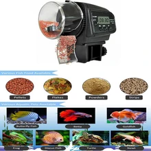 Цифровая lcd Автоматическая аквариумная рыбка кормушка с резервуаром таймер электронная машина