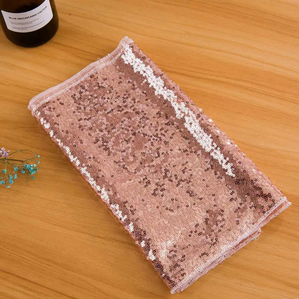 Настольная дорожка с блестками, 30x180 см, Золотая Роза, золото, серебро, роскошный стиль, Настольная дорожка для вечерние скатерти, Свадебный декор, Настольная дорожка s