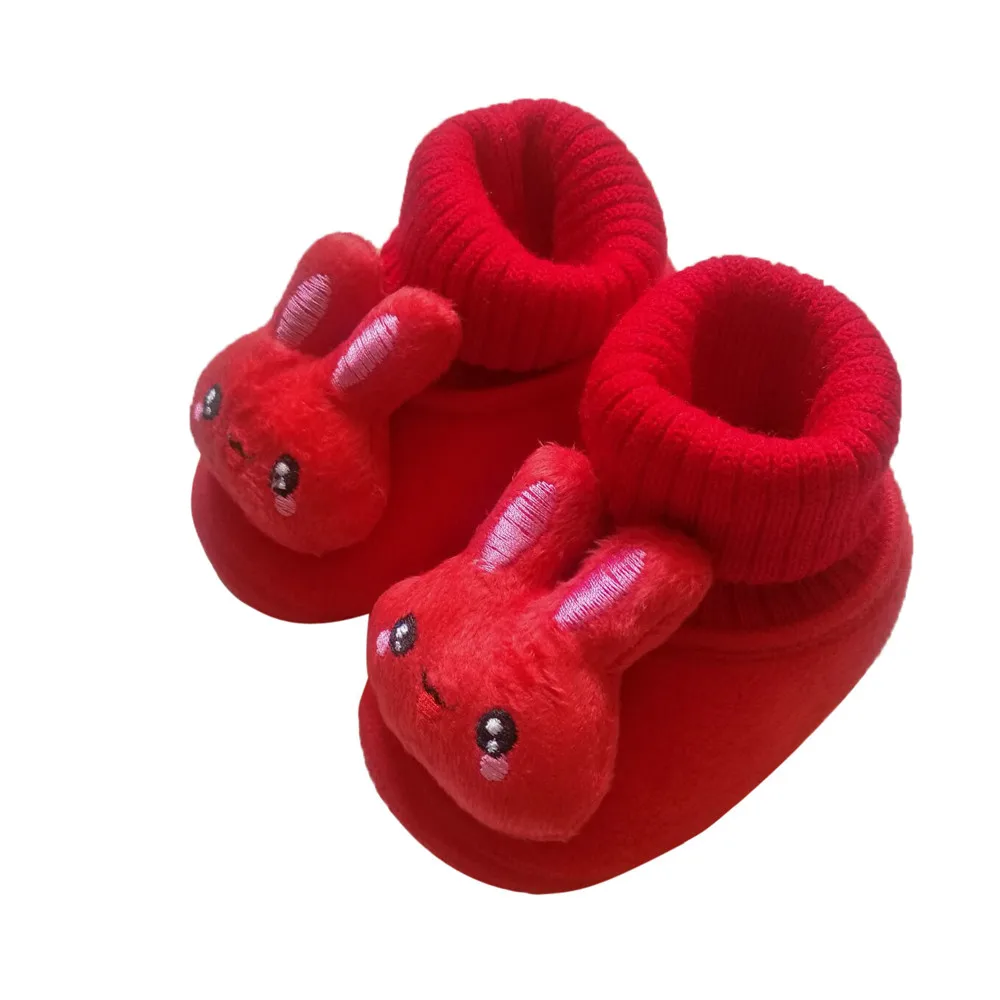 JAYCOSIN New Toddler Winter Crib Shoes Baby Girls Boys Super Warm Slip On Ankle Boots Newborn Comfortable Cotton Non Slip Shoes