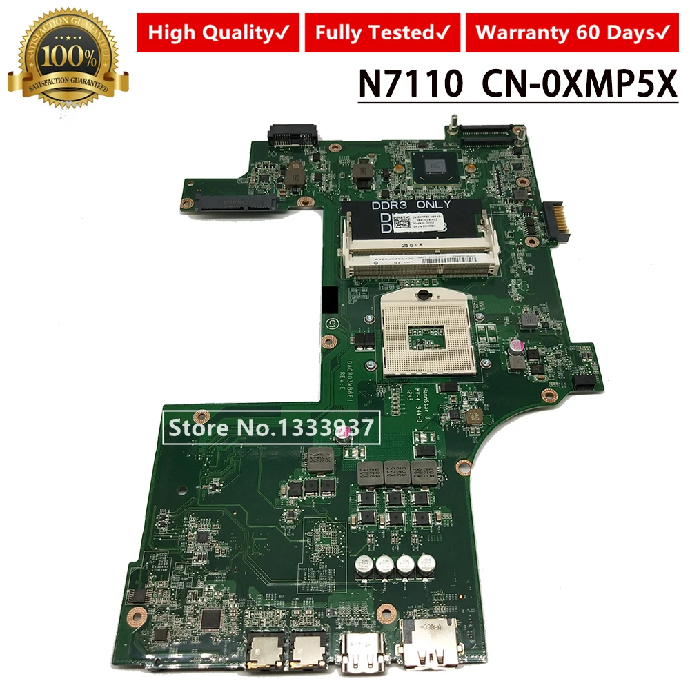 Dell Inspiron 17r N7110 Intel Motherboard Da0r03mb6e1 31r03mb0010 Xmp5x 0xmp5x Motherboards Computers Tablets Networking