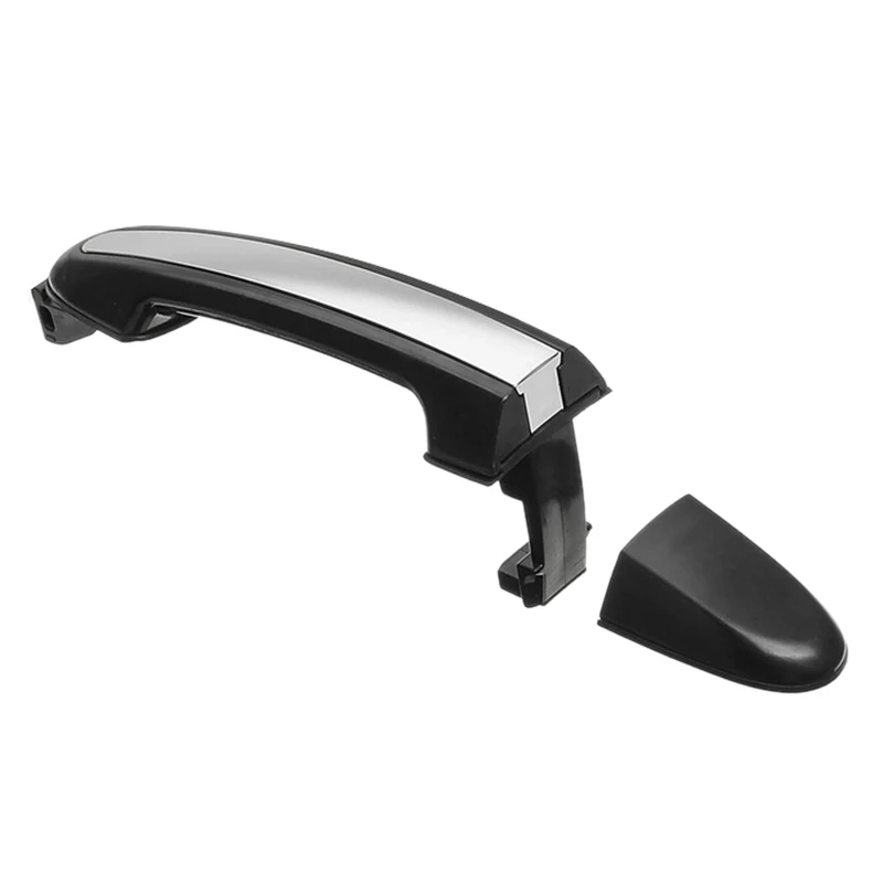 ABS Хромированная внешняя дверная ручка Накладка 82651-2B010 826512B010 для hyundai Santa Fe 2007 2008 2009 2010 2011 2012 - Цвет: Left Back