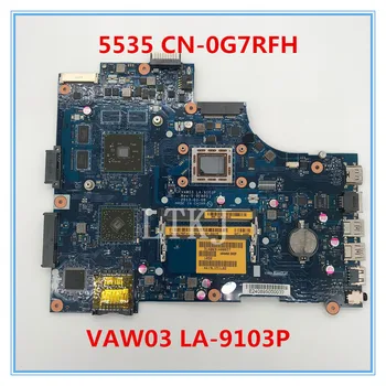 

High quality For M531R 5535 Laptop motherboard CN-0G7RFH 0G7RFH G7RFH VAW03 LA-9103P W/ A4-5145M CPU 100% working well