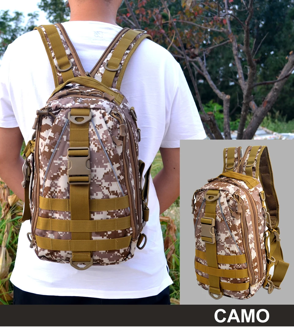 ILure новая сумка для рыбалки унисекс военный тактический рюкзак для мужчин Треккинг Спорт Путешествия Рюкзаки Кемпинг Туризм рыболовные снасти