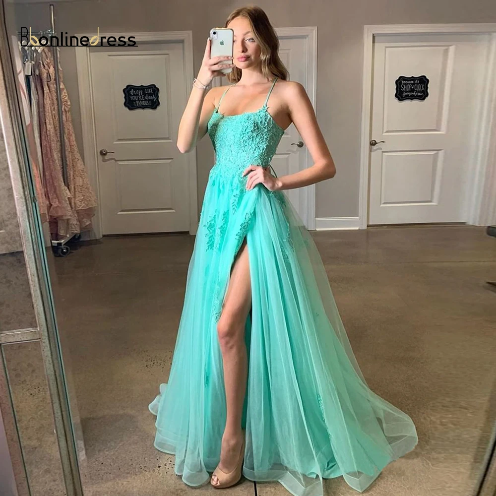 mint prom dresses