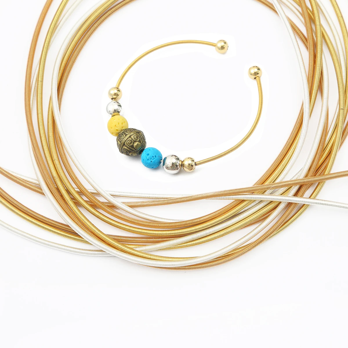 Steel Jewelry Memory Wire Beading Wire  Memory Wire Jewelry Making Necklace  - Jewelry Findings & Components - Aliexpress