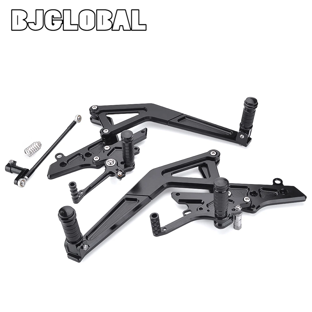 Аксессуары для мотоциклов для Kawasaki NINJA 650R ER6F ER6N 2012 2013 ER-6N ER-6F с ЧПУ Rearset задний комплект ножка Peg педаль подставка для ног