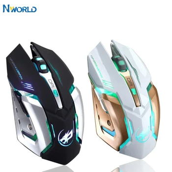 

Wireless 6 Buttons Computer Gaming Mouse Silent LED Backlight Optical Ergonomic Rechargeable For Mouse Gamer PC Gamer PC Gaming
