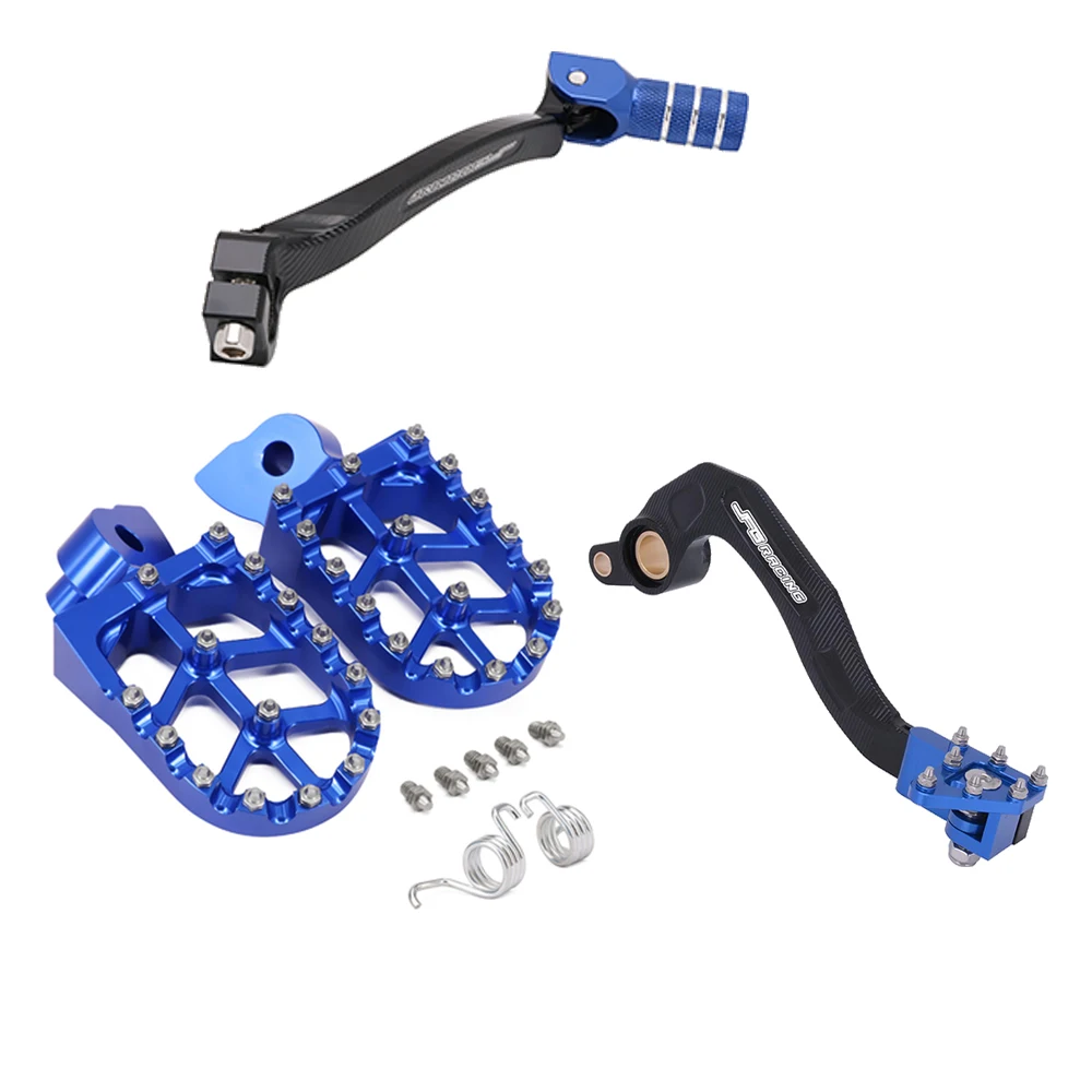Motorcycle Foot Brake Gear Shifter Shift Pedal Lever Footpeg Foot Pegs For YAMAHA YZ450F YZ 450F YZ450FX YZ 450FX WR450F WR 450F