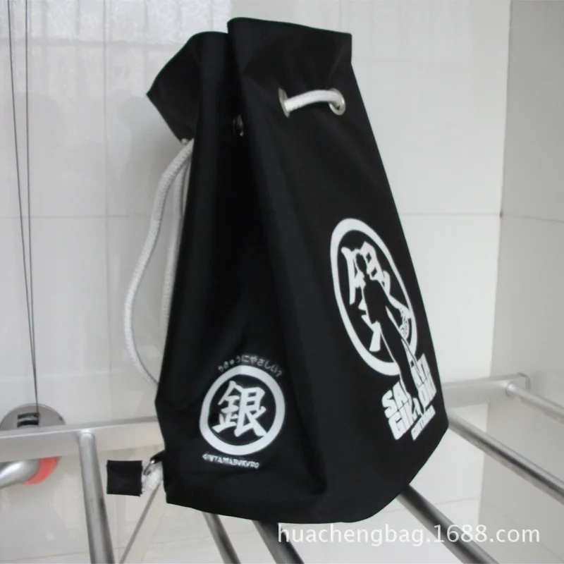 Рюкзак Gintama, школьная сумка Gintama, сумка на шнурке, сумка на одно плечо, настраиваемая
