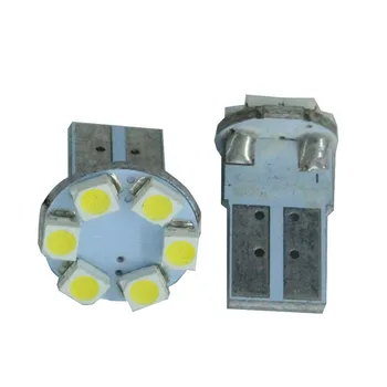 

T10 1210 6smd LED Automobile Instrument Lamp Reading Lamp License Plate Lamp Door Side Lamp Led Lights for Car Car Led Light