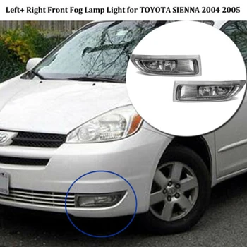 

1Pair Left + Right Front Fog Driving Lamp Light Bar for TOYOTA SIENNA 2004 2005