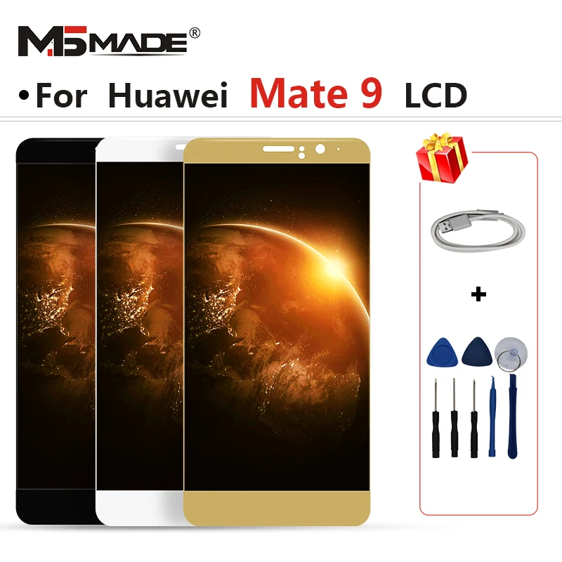 Для huawei mate 9 ЖК-дисплей сенсорный экран дигитайзер для huawei mate 9 ЖК-дисплей с рамкой MHA-L09 MHA-L29 экран Запасные части