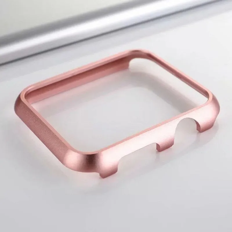 Алюминиевый Чехол для Apple Watch, бампер, чехол 42 мм, 38 мм, 40 мм, 44 мм, корпус для iwatch, серия 5, 4, 3, 2, 1, металлическая рамка, защитный чехол