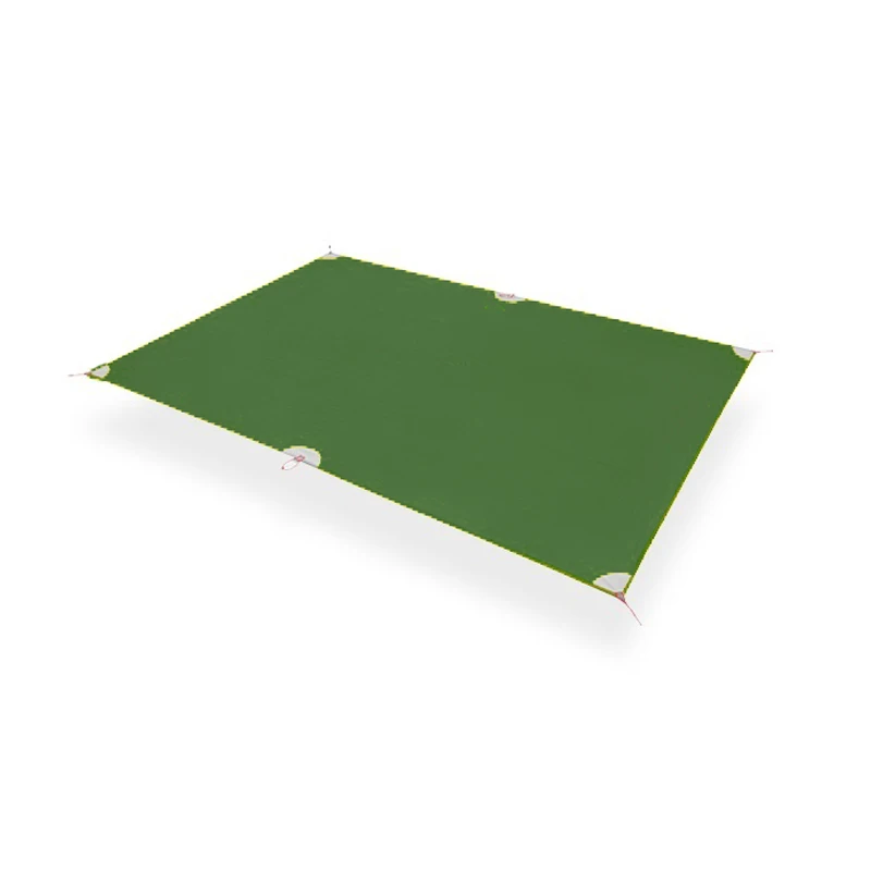 15D Nylon Silicone Silver Coated Tarp 210x150CM Ultralight Sun Shelter Camping Mat Tent Footprint