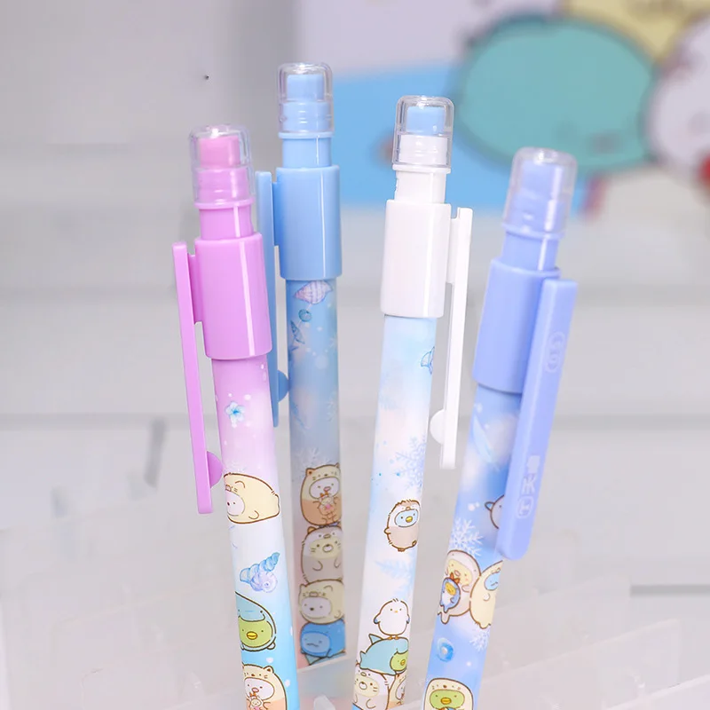 4 шт./партия Sumikko гураси механический карандаш милый 0,5 мм автоматическая ручка для детей подарок школьные офисные принадлежности