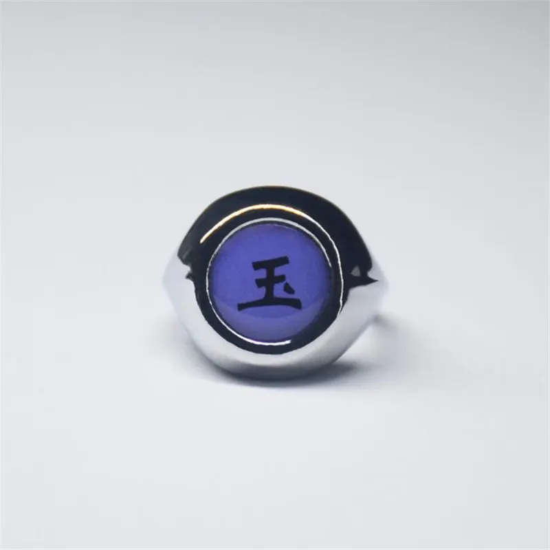 Наруто Аниме Akatsuki боль Учиха Итачи Orochimaru серии кольцо косплей игрушки 10 моделей аксессуары мультфильм стиль мальчик девочка подарок - Цвет: 4