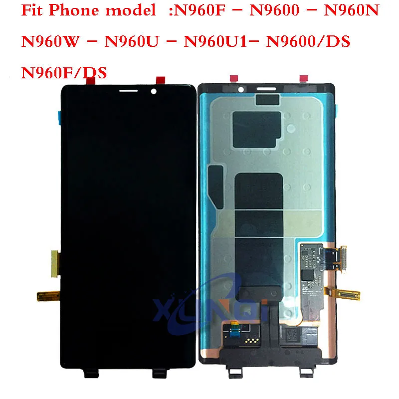 Для samsung Galaxy Note 9 lcd с рамкой дисплей сенсорный экран дигитайзер в сборе для samsung note9 lcd N960 N960F N960DS lcd