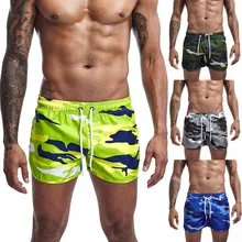 Мужские новые летние камуфляжные спортивные шорты, пляжные штаны, модные большие шорты, пляжная одежда