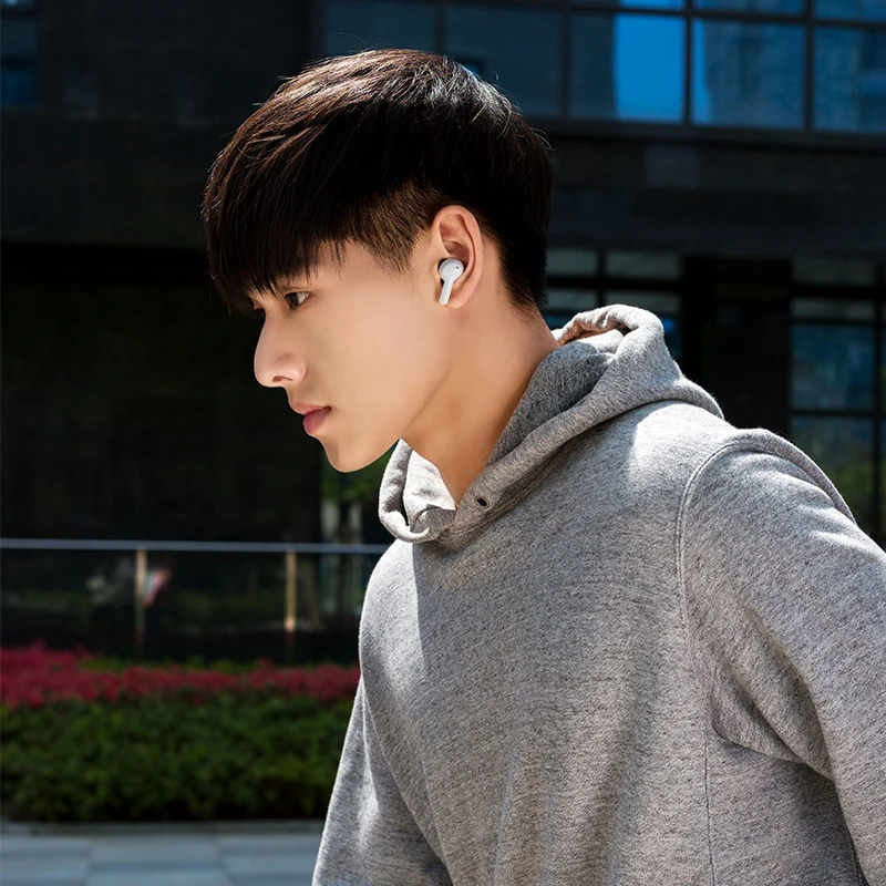 SBC Siri Support BT5 1 Original SUNING JIWU Wireless Bluetooth Earphones USB Type C Smart Earbuds IP4X 320mAh Sports Headset