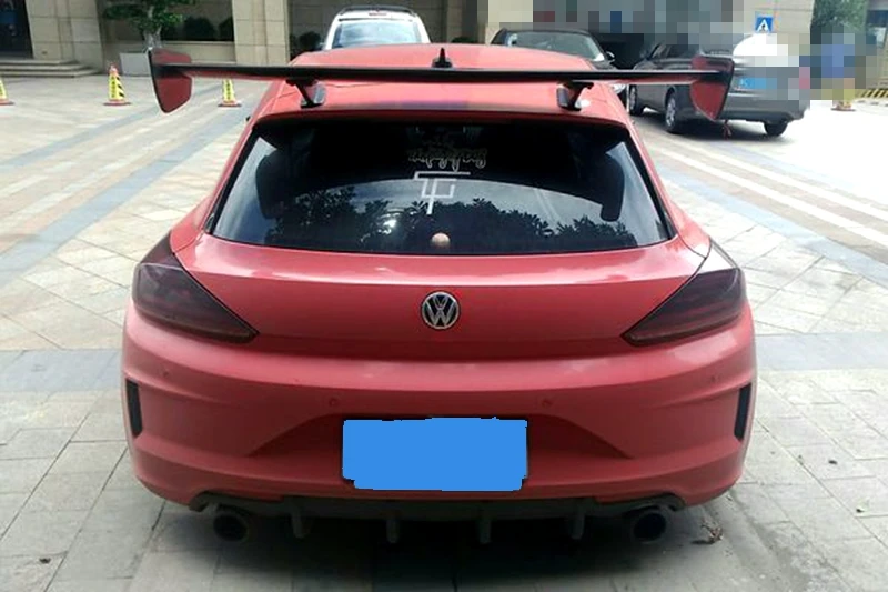 Высококачественный задний спойлер из углеродного волокна на крышу для Volkswagen Scirocco 2010