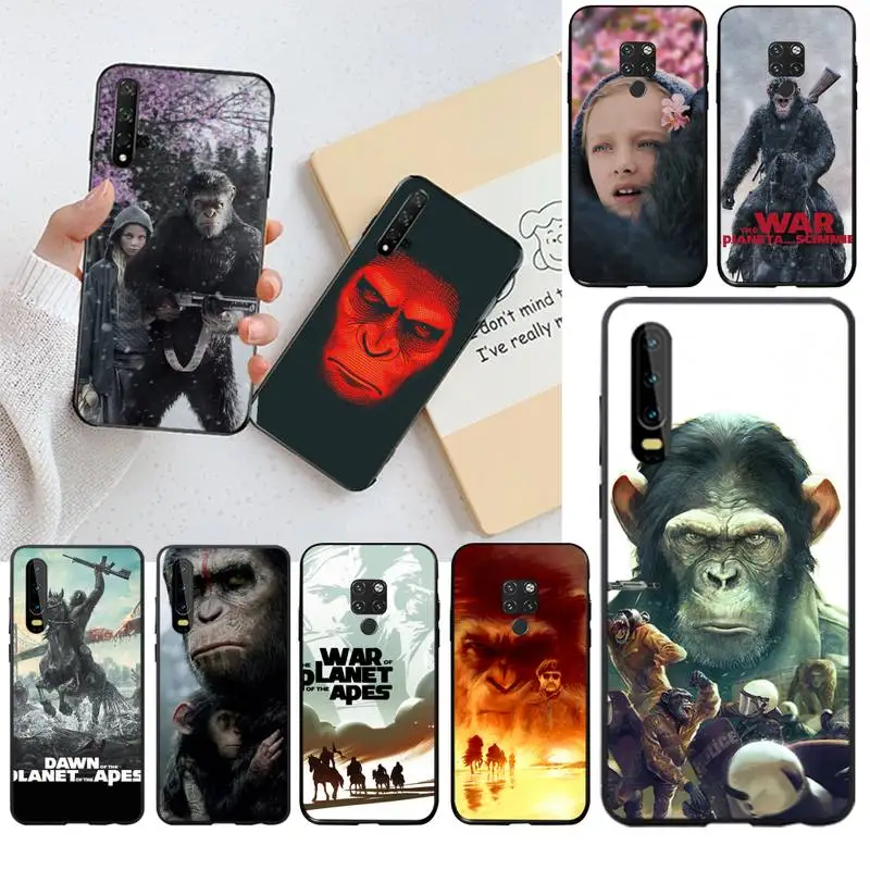 Мягкий черный чехол для телефона HPCHCJHM Война за планету обезьяны Huawei P30 P20 lite Mate 20 Pro