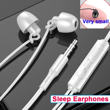 

Sleep Earphone Noise Headphone for Children Kids Student Sleeping Soft Wired Earbud 3.5mm type-c with Mic for Sony iPhone xiaomi