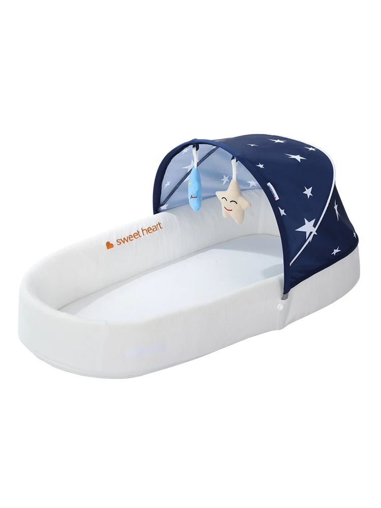 

329 Portable Crib Foldable Newborns Bed in Bed Baby Bed Multi-functional BB Anti-Pressure Bed